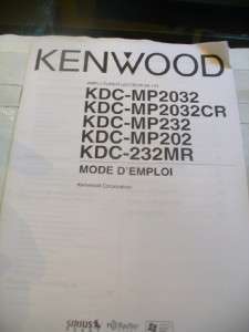 KENWOOD KDC MP232 CAR STEREO CD RECEIVER EUC *MUST SEE!*  