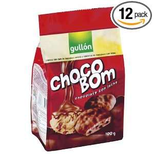 Gullón Chocobom Milk Chocolate, 3.5 Ounce Bags (Pack of 12)  
