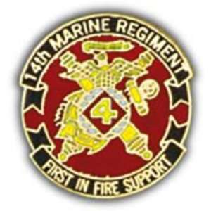  U.S.M.C. 14th Marine Regiment Pin 1 Arts, Crafts 