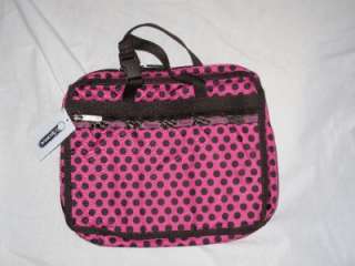 NWT LESPORTSAC TRUFFLE DOT DELUXE TRAVEL MATE CASE  