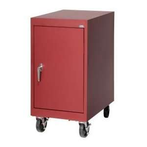  Mobile Storage Cabinet 18x24x36 Red 