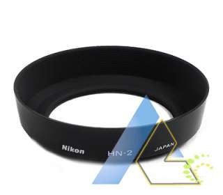 Genuine Nikon HN 2 HN2 52mm Screw In Metal Lens Hood  