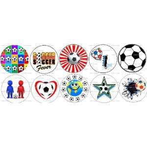   SOCCER Pinback Buttons 1.25 Pins American Football: Everything Else