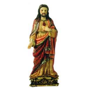  Statue   12 Height   Sacred Heart of Jesus   Poly Resin 