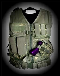 NCSTAR PVC Digital Camo ACU Reg. Airsoft Tactical Vest  