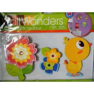  3D Wall Decals/Removable & Repositionable 3D Girls Wall 