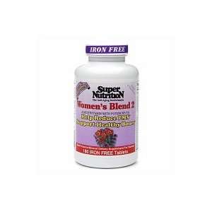  Super Nutrition Womens Blend 2, Iron Free, Tablets 180 ea 