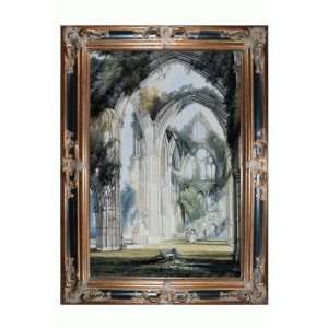  Art Reproduction Oil Painting   Tintern Abbey with Excalibur 