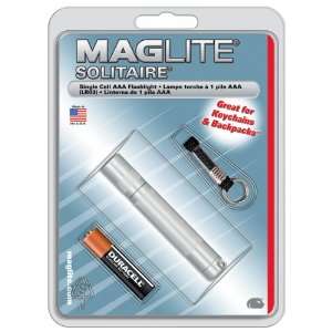  MagLite   Solitaire Blister Pack, Silver Sports 