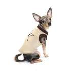 Hip Doggie Star Dog Sweater Vest in Tan   Size: Medium