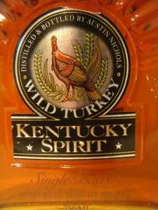 1990s Wild Turkey Kentucky Spirit Collector Bourbon Whiskey RARE 