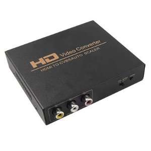   Black Housing HDMI to CVBS Signal Video Converter Box: Electronics