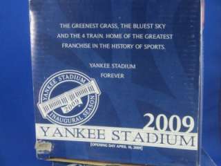 2009 Opening day Inaugural Season Yankee Stadium Replica