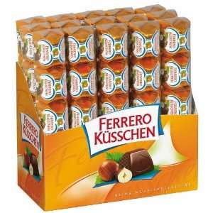 Ferrero Kuesschen   milk chocolate filled with hazelnut (pack of 15 