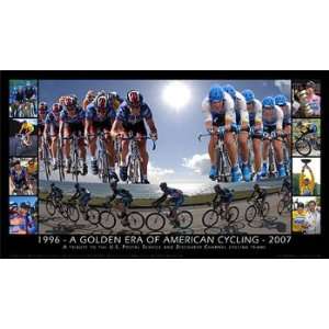2007 USPS / Discovery Channel Cycling Tribute Print 