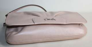 NWT COACH LEATHER LARGE FLAP WRISTLET PINK SILVER 45981 $ 118 NWT FREE 