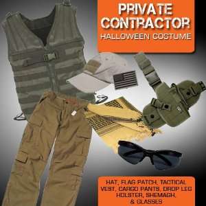  Private Contractor Halloween Costume Size Medium Sports 