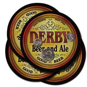  DERBY Family Name Beer & Ale Coasters 