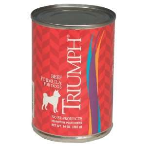    Triumph Beef Formula for Dogs 14 oz Can Dog Food