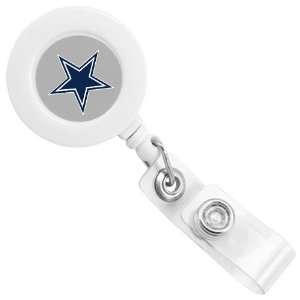 Dallas Cowboys White Badge Reel:  Sports & Outdoors