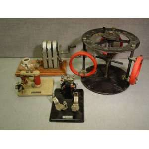  4 Vintage 1930s Motor Armature Science Displays 
