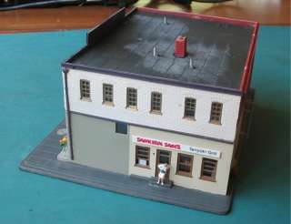Vintage HO Scale Funeral Home and Western Union Building  