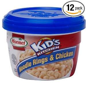 Kids Kitchen Microwave Cup Noodle Rings and Chicken, 7.5 Ounce (Pack 