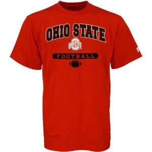   Ohio State Buckeyes Scarlet Football T shirt: Sports & Outdoors