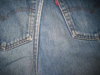 D2554 levis 501 prewash vint jeans 32x34 distress fade  