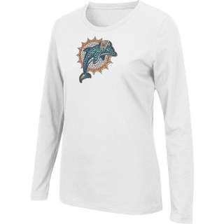 Miami Dolphins Womens Tops Miami Dolphins Womens Jazzed Up Long 