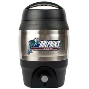    Miami Dolphins Stainless Steel Gallon Keg Jug: Sports & Outdoors