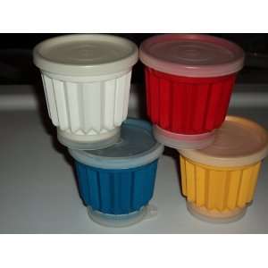  Tupperware Primary Color Jel ette Set of 4 Everything 
