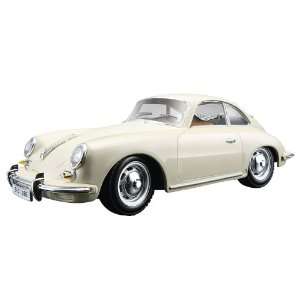   : 1961 Porsche 356 B Coupe Ivory 1:24 Diecast Model Car: Toys & Games