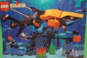 Lego Legos INSTRUCTION BOOK # 6190 Sharks Crystal Cave  