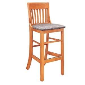   Cafeteria Dining Armless Wood Barstool, Upholstered Chair Home