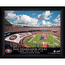 MVP Pics San Francisco 49ers Personalized Stadium Print   
