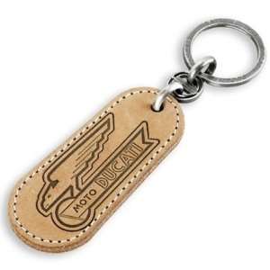  Moto Ducati 1960s Eagle Leatehrlike Keyfob Automotive