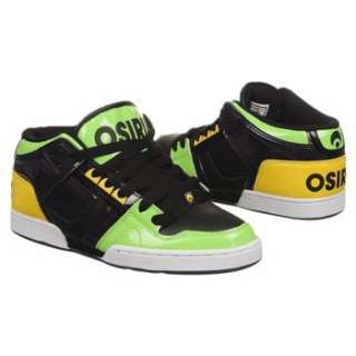 Athletics Osiris Mens NYC 83 Mid Black/Lime/Yellow Shoes 