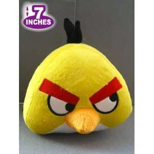  Angry Birds Yellow Bird Plush 7 Inches: Toys & Games