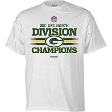 Reebok 2011 Green Bay Packers Division Champions Trophy Collections T 
