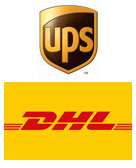 Wir versenden mit UPS oder DHL