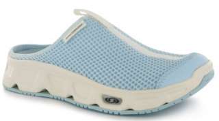 Salomon RX Slide Damen Schuhe Pantolette hellblau weiß Gr. 41 1/3 