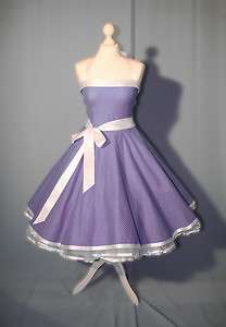   Punkte Kleid Rockabilly Petticoat Dots Pin up 50s dress Vintage 60er