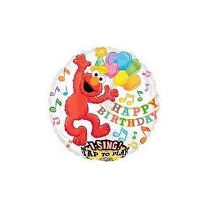  28 Sing A Tune Elmo Happy Birthday   Mylar Balloon Foil 