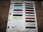 Mint 1966 Lincoln Continental paint chips
