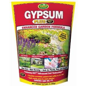   Gypsum Pouch Cover, 2.5 Pounds, 400 Square Feet Patio, Lawn & Garden