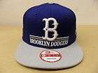 New Era Brooklyn Dodgers Snapback BB Cap BKDODGERS 001