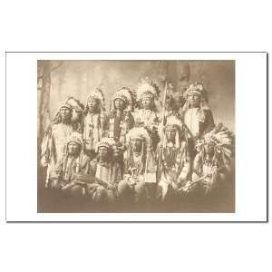  Little Wound and Chiefs Vintage Mini Poster Print by 