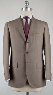 New $5500 Cesare Attolini Brown Suit 38/48  