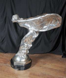XL Rolls Royce Statue Bronze Charles Sykes Flying Lady  